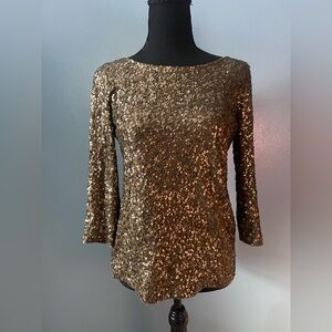 J crew green sequin top​​​